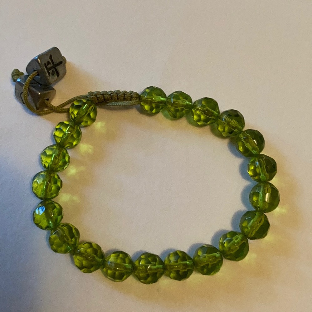 Green Bead Bracelet